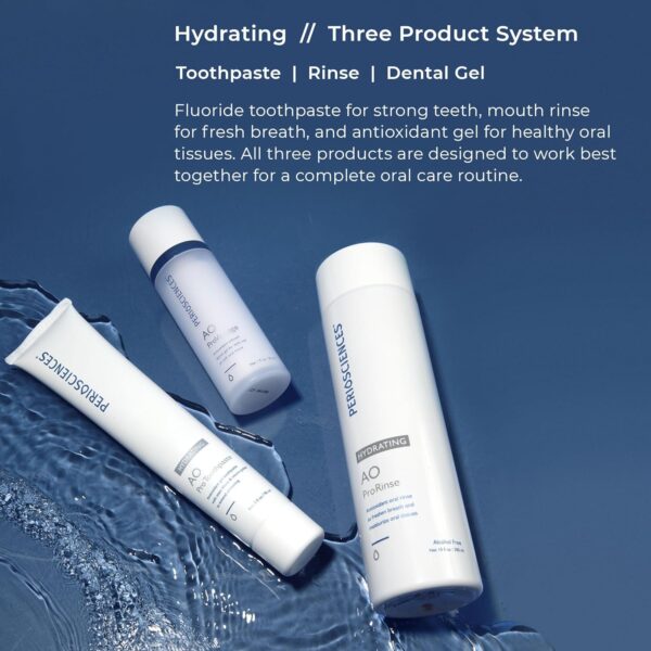 PerioSciences Hydrating Oral Care Kit - Toothpaste, Mouthwash, Gel