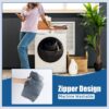 MABOZOO Meditation Chair with Back Support, 3 Shapes Floor Pillow Meditation Cushion Removable Washable for Sitting on Floor