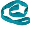 Gaiam Restore Resistance Band Stretching Strap - Stretch Legs & Arms with Medium Resistance Loops, Multiple Holds for Increased Range of Motion, Flexibility or Strength Training