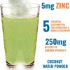 Ener-IV Electrolyte Hydration & Energy Drink Mix Potassium Zinc & Vitamin C Electrolytes Powder - Muscle Recovery & Immunity Sports Drinks for Women & Men, Low Sugar Non-GMO - Lemon Lime - 45 Servings