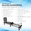AeroPilates Reformer Home Workout Equipment, Pilates Machine w/Resistance