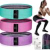 Renoj Resistance Bands, Exercise Workout Bands for Women and Men, 3 Set of Stretch Bands for Booty Legs, Pilates Flexbands