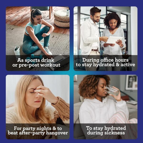 GuruNanda Hydramate Hydration Support Drink Mix - Electrolyte Powder Packets for Dehydration, Exercise & Energy - No Added Sweeteners, Non-GMO, Natural Lemon Lime Flavor - 48 Count (0.56 oz Each)