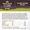Wellness Natural Pet Food CORE Natural Wet Grain Free Canned Weight Management Dog Food, 12.5-Ounce Can (Pack of 12)