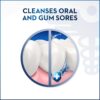 Oral-B Mouth Sore Mouthwash Special Care Oral Rinse, Hydrogen Peroxide Mouthwash, 16 fl oz, Mouthwash Alcohol Free
