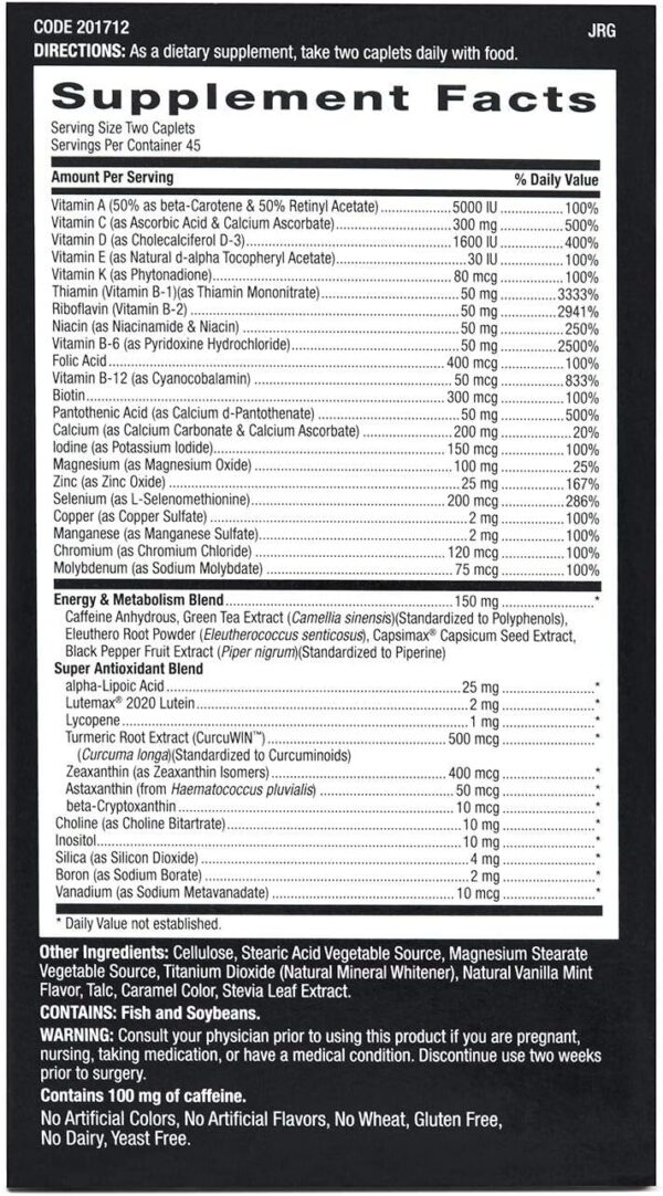 GNC Mega Men Energy & Metabolism Multivitamin | Increased Energy, Metabolism and Calorie Burning | 90 Count
