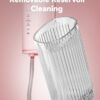 Portable Mini Water Dental Flosser for Teeth Cleaning Pick,Travel Oral Irrigator with Telescopic Water Tank,4 Modes and Waterproof Design-Perfect for Braces,Bridges,Home&Travel Dental Care