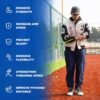 Resistance Bands for Baseball Pitchers, Baseball Bands for Improve Arm Strength & Pitching Training, Baseball Training Bands for All Skill Levels