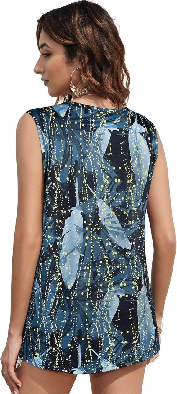 81XuRroXCNL._AC_SL1500_.jpg Summer Tops for Women Sleeveless V Neck Tshirt Loose Fit Casual Tank Tunic Blouse