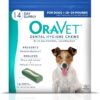 OraVet Dental Hygiene Chews for Small Dogs, Oral Care with Delmopinol, Vanilla Flavor, 14 Count