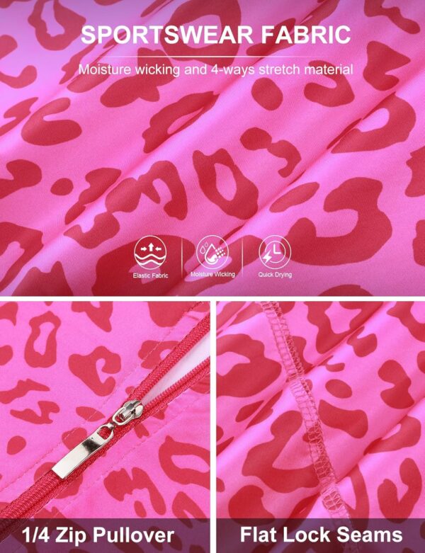 Tanst Sky Womens Golf Shirts Zip Up Overlap Short Sleeve Workout Tops Quick Dry Tennis Shirt