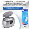 Ultrasonic Retainer Cleaner Solution Concentrate - Ultrasonic Denture Cleaner for Ultrasonic Machines - Cleans Mouthguards, Invisalign, and Nightguards - Odor, Stain and Discoloration Remover (16 oz)