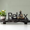 Buddha Statue Buddah Buda - Buddah Statue for Home Decoration,Laughing Buddha Statue for Yoga feng Shui Meditation Spiritual Room Decor,Buddha Decor Indoor, Relax Budha Zen Decor