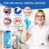 Ultrasonic Retainer Cleaner Solution Concentrate - Ultrasonic Denture Cleaner for Ultrasonic Machines - Cleans Mouthguards, Invisalign, and Nightguards - Odor, Stain and Discoloration Remover (16 oz)