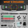 81YQuGIAcIL._AC_SL1500_.jpg KUYOU Portable Home Gym Workout Equipment, Push Up Board, Pilates Bar & Fitness Accessories with Resistance Bands for Upper Body Strength Training Full Body Workout at Home