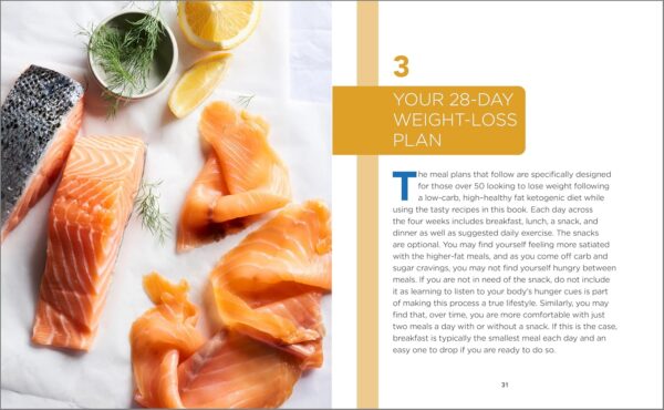 Keto After 50 Weight-Loss Plan: 28-Day Ketogenic Diet Plan for a Slimmer, Healthier You