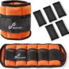 Sportneer Adjustable Ankle Weights 1 Pair 2 4 6 8 10 Lbs Leg Weight Straps for Women Men, Weighted Ankle Weights Set for Gym,Fitness, Workout,Walking, Jogging,1-5 lbs Each Ankle, 1 Pair 2-10 lbs