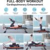 Pilates Reformer,Dpiolrcag Foldable Pilates Machine & Equipment for Home Use and Gym Workout, Suitable for Advanced and Beginners Users, Up to 250 lbs Weight Capacity