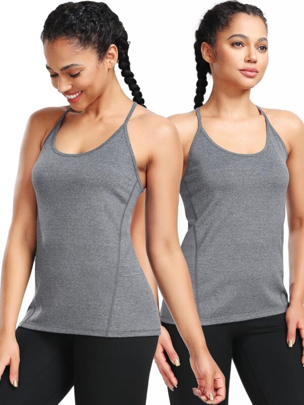 NELEUS Women's Workout Tank Top Racerback Yoga Tanks Athletic Gym Shirts