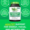 Zenwise Health EGCG Green Tea Extract Capsules - Mental Focus + Immune Health + Antioxidant + Heart Support with Green Coffee Bean for Energy & Metabolism Boost - 120 CT