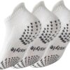 Hstyle 6 Pairs of Yoga Socks with Grips for Women and Men,Ideal for Ballet,Barefoot Workout,Pilates Grip Socks Non Slip Socks