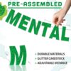 Mental Health Awareness Month Banner No DIY Glitter Green Mental Health Awareness Month Bulletin Board Decorations for School Classroom Outdoor May Mental Health Month Party Supplies