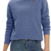 MAGCOMSEN Women's Sherpa Lined Sweatshirts Thermal Casual Crewneck Fleece Pullover Winter Warm Thick Long Sleeve Tops