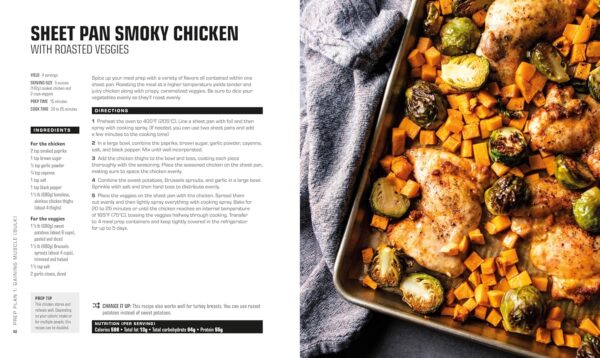 The Bodybuilder's Meal Prep Cookbook: 64 Make-Ahead Recipes and 8 Macro-Friendly Meal Plans (The Bodybuilder's Kitchen)