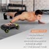 WONDER CORE Slide Fit, Ab Roller Board with 4 Wheels, Automatic Rebound Abdominal Wheel for Core Workout, Ab Exercise Equipment, Abdominal Exerciser, Heroboard Fitness Rolling Board with Knee Pad