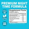 Herbtonics Night Time Weight Supplement with Melatonin to Support Sleep & Metabolism | Melatonin & L-Theanine for Women & Men | Sleep Aid Supplement with GLP-1 Support | 60 Vegan Capsules
