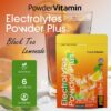 Electrolytes Powder Plus (100 Servings) Black Tea Lemonade Electrolyte Powder Zero Calorie Keto,0 Sugar, No Maltodextrin,1000mg Potassium,120mg Calcium,120mg Magnesium, Hydration Powder