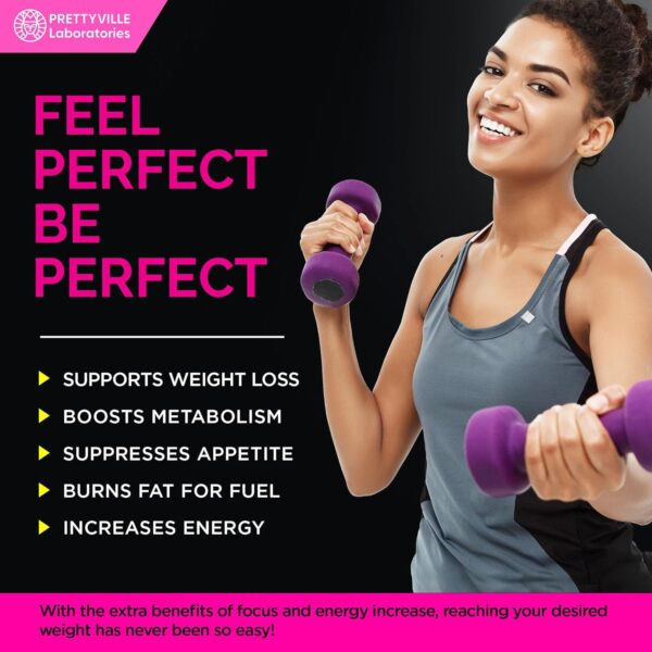 Weight Loss Capsules – Non Prescription Weight Loss Pills – Extra-Strength Fat Burner, Appetite Suppressant with Forskolin, Ginseng & L-Carnitine – Made in USA, 60 Count