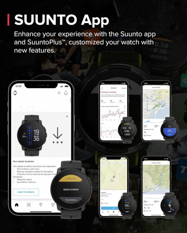 SUUNTO 9 Peak Pro GPS Sports Watch, Up to 30 Days Long Battery Life, 95+ Multisport Watch w/Training Workout Analysis,Advanced Health & Recovery Support, Wrist Heart-Rate Measurement, Titanium Slate