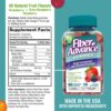 Fiber Advance Weight Management Gummies | 100% Plant Based Fiber for Digestive Wellness and Gut Health | Chromium Picolinate for Weight Management Support, 90 Count