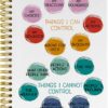 Knibeo Mental Health Journal Notebook - Anti Anxiety Notebook, 5.5×8.3 Spiral Bound Notebook with 164 Pages, Therapist Notebook, Mental Health Gifts, College School Supplies