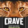 CRAVE Grain Free Indoor Adult High Protein Natural Dry Cat Food with Protein from Chicken & Salmon, 2 lb. Bag