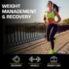 Amino Slim - Slimming BCAA Weight Loss Drink for Women, Vegan Amino Acids & L-Glutamine Powder for Post Workout Recovery & Fat Burning | Daily Appetite Suppressant, Metabolism Booster & Stress Relief