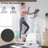 Exercise Equipment Mat 24"x68"/ 30"x60"/ 36"x78"/ 36"x96" Treadmill Mat Exercise Bike Mat for Stationary Spin Bike Trainer Elliptical Gym Workout Fitness Equipment Rower Mat for Hardwood Floors