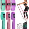 Fabric Resistance Bands for Working Out, 3Pack or 6Pack Non-Slip Exercise Bands for Women and Men, Fabric Booty Bands for Home, Exercise Fitness, Pilates, Stretching