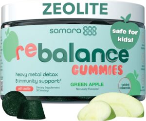 Zeolite Detox Gummies | Heavy Metal Detox Kids | Zeolite Detox for Kids | Heavy Metal Detox | Heavy Metal Detox for Adults | Chlorella | Vegan & Organic