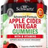 Apple Cider Vinegar Gummies for Weight Loss - ACV Gummies with The Mother for Women & Men - Energy Boost Bloat Digestive & Immune Support - Vitamin B12 B6 B 9 Folic Acid - Vegan Detox Cleanse -90Ct