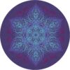 Round Meditation Pilates Yoga Mat Luxury Suede Large Yoga Mat Natural Rubber Non-Slip Base is ery Suitable for Meditation, Stretching, Yoga Environmental Protection, Fitness Exercise, Home and Outdoor. 140CM Diameter
