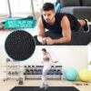 Yes4All 12, 16, 36 SQ. FT Puzzle/Interlocking Exercise Mat Tiles for Home Gym, Exercise EVA Foam Floor Padding with Border for Workout Equipment