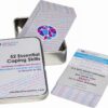 Mind Brain Emotion 52 Essential Coping Skills Cards - Self Care Exercises for Stress and Social Anxiety Relief - Resilience, Emotional Agility, Confidence Therapy Games for Teens, Adults