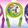 JA-RU Nylon Braided Jump Rope for Kids 7 Ft. (Ropes Assorted) Skipping Rope w/Handle. Exercise Equipment & Outside Activities for Kids. Bulk Gymnastics Party Favors. 758