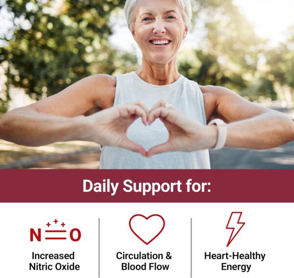 Force Factor Total Beets Blood Pressure Support Supplements with Beet Powder, Great-Tasting Beets Chewables for Heart-Healthy Energy, and Increased Nitric Oxide, 60 Chews