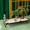 BangBangDa Japanese Meditation-Decoration - Home Office Bonsai Decor for Table Desk - Buddha Rock Sand Tabletop Decor Gifts for Women Man Friends
