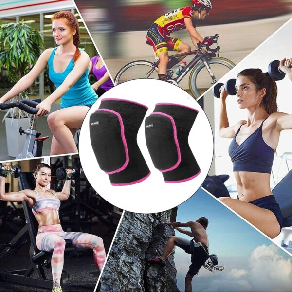 EULANT Kids Knee Pad for Dancers, Soft Anti-Slip Breathable Protective Knee Brace Pad, Volleyball Elastic Knee Support for Yoga Running Cycling Gym Workout Exercise, Kneepads for Junior Youth