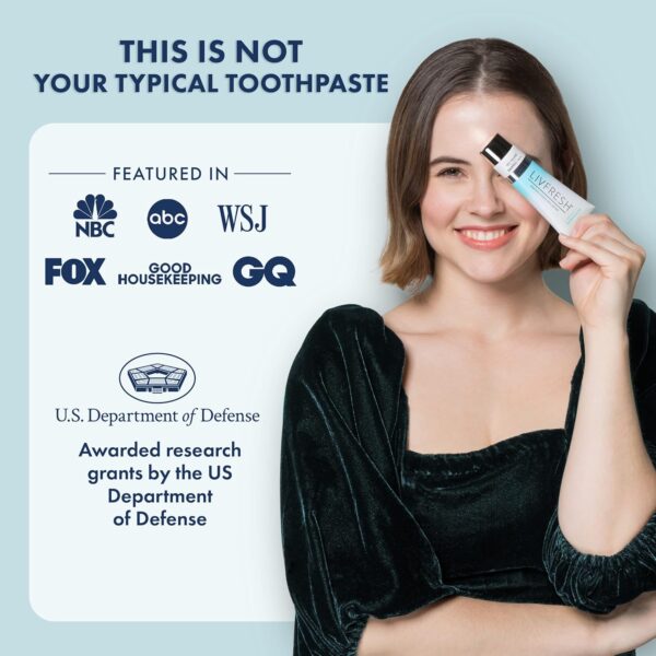 Toothpaste Gel, Clinically Proven to Remove Plaque 250% Better, Improves Gum Health 190% Better, Prevents & Reduces Tartar, Peppermint