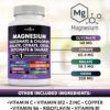 NEW AGE Magnesium Supplement -Powerful Glycinate Citrate Malate Oxide Taurate Aspartate Gluconate Orotate & Mag Chloride Manganese Bone Health and Bone Strength, Joint Support- 180 Count